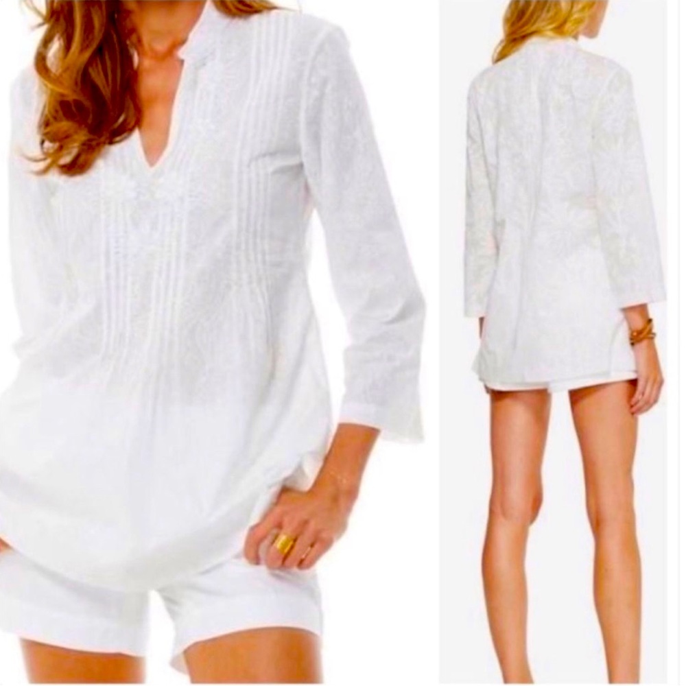 Lilly Pulitzer White Tunic